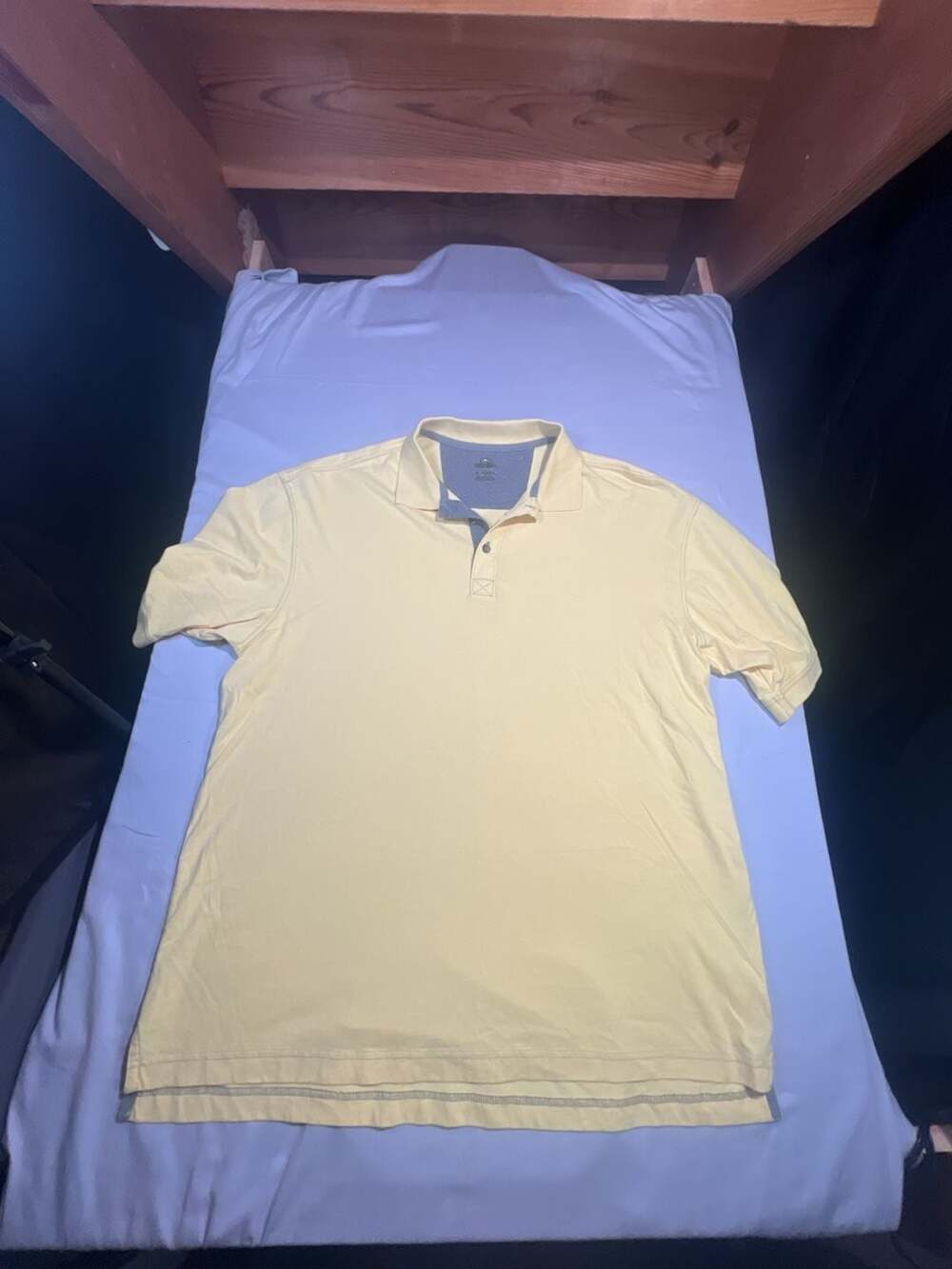 RedHead Men's Short-Sleeve Three-Button Polo Shirt Yellow Size XL